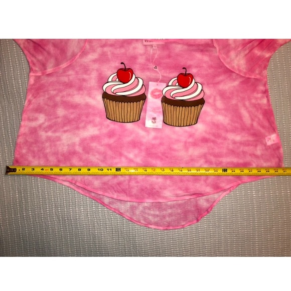 WILDFOX RARE pink tie-dye 💕 cupcake shirt 🧁 - Picture 11 of 12